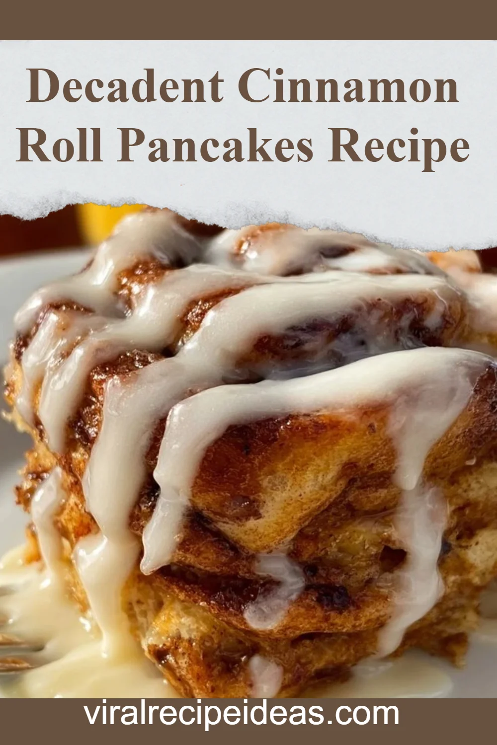 Cinnamon Roll Pancakes