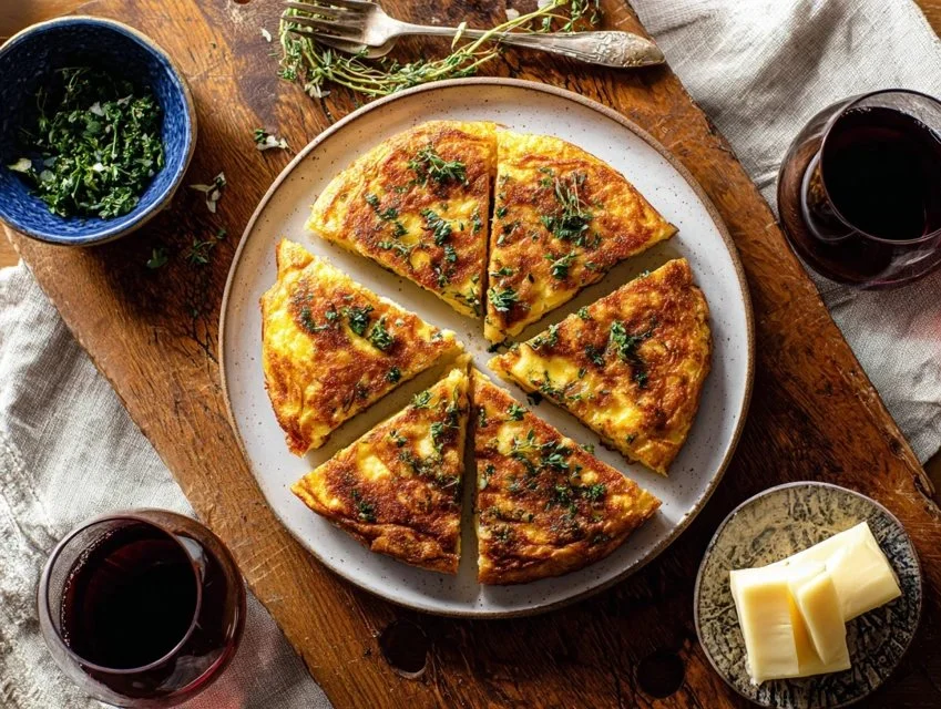 Delicious serving of Frika, made with Potato and Cheese Hash