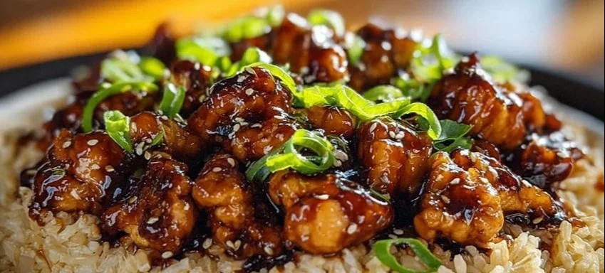 Honey BBQ Chicken Rice
