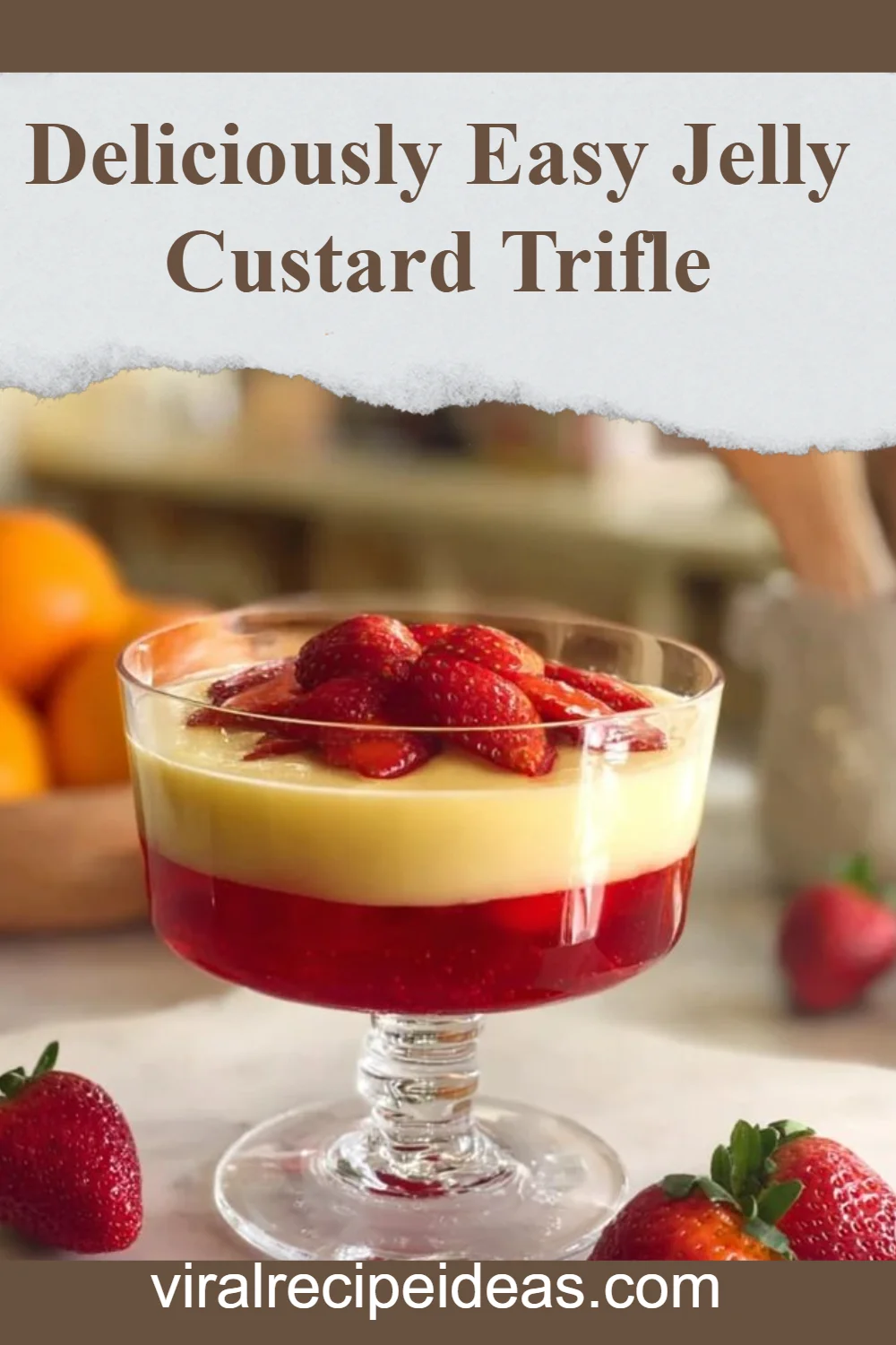 Jelly Custard Trifle