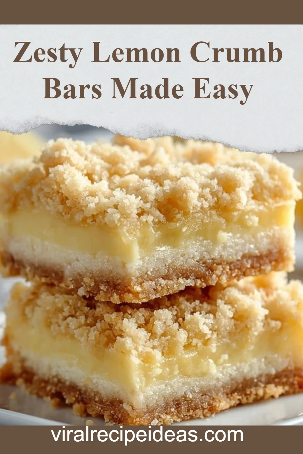 Lemon Crumb Bars